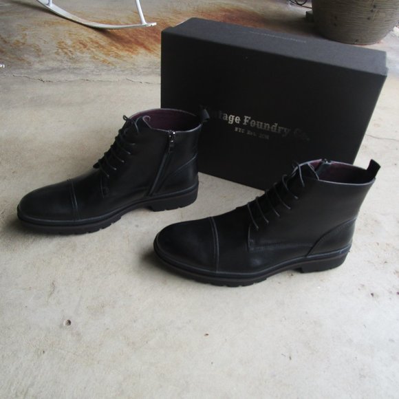 Vintage Foundry Co Men\'s Black Leather Benny Boots main image 11